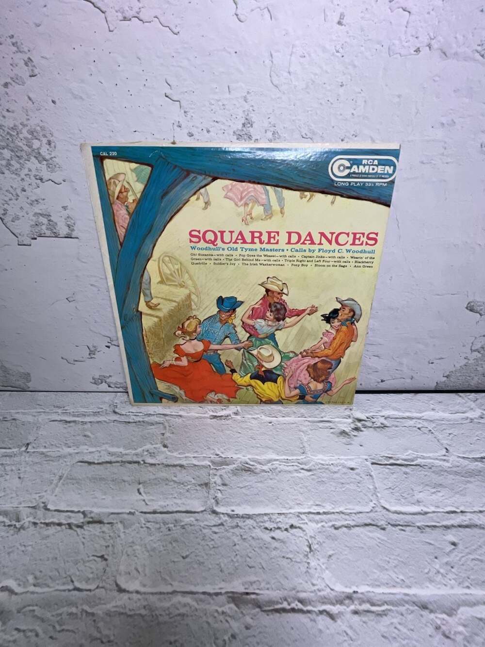 Square Dances Vinyl LP Record Woodhull's Old Tyme Masters